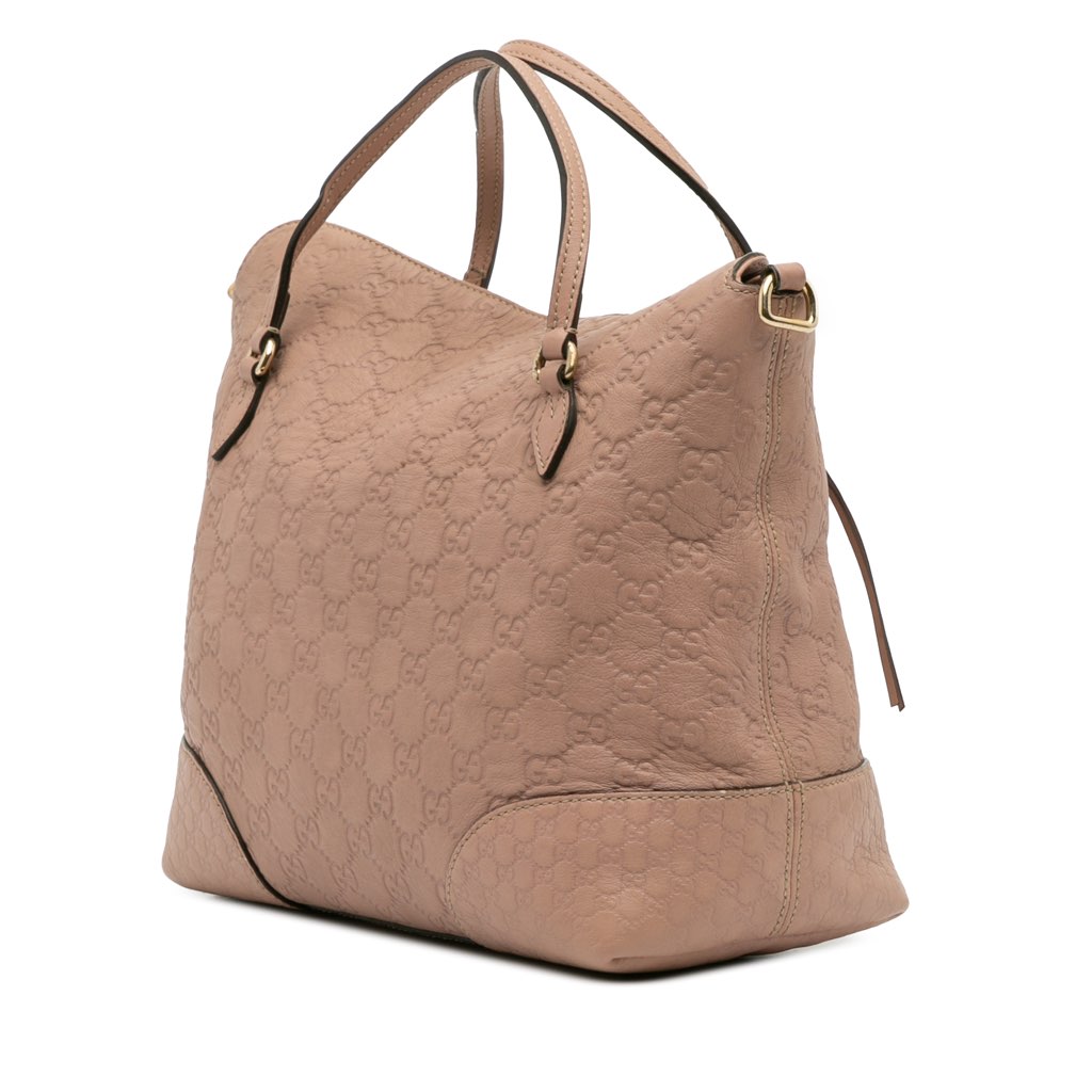 Gucci Medium Guccissima Bree Fold Over Tote - Back view