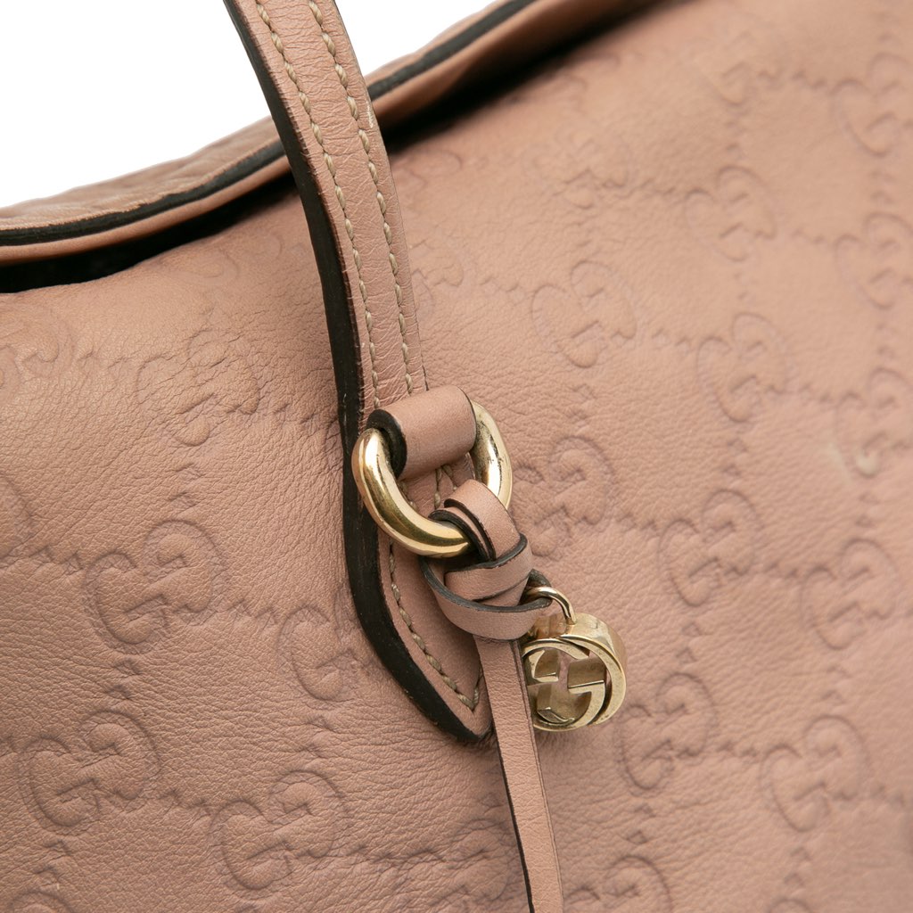 Gucci Medium Guccissima Bree Fold Over Tote - Image 10