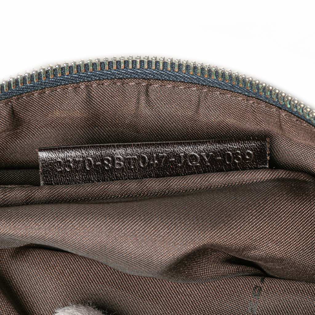 Fendi Zucchino Denim Crossbody - Side view