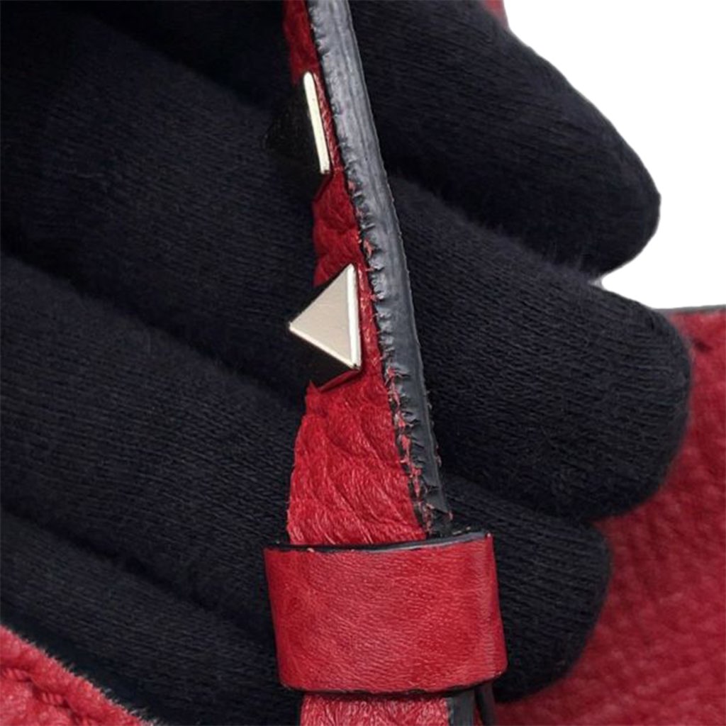 Valentino Small Leather Rockstud Trapeze Satchel - Image 14