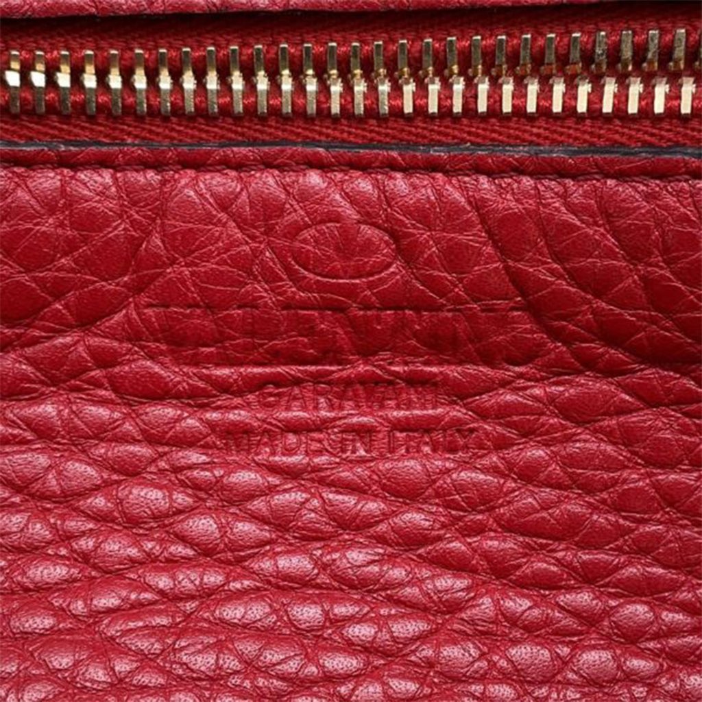 Valentino Small Leather Rockstud Trapeze Satchel - Side view