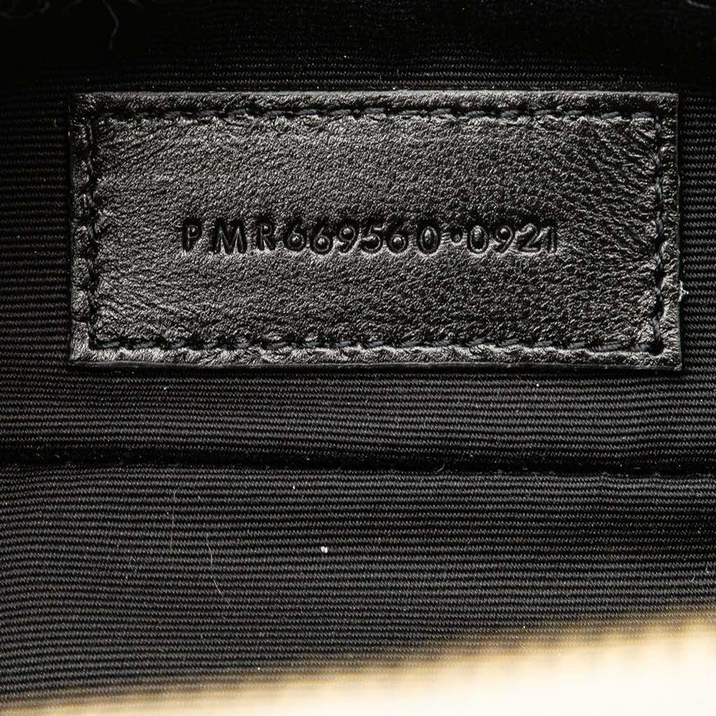 Saint Laurent Quilted Lambskin East West Vanity Case - Detail 1