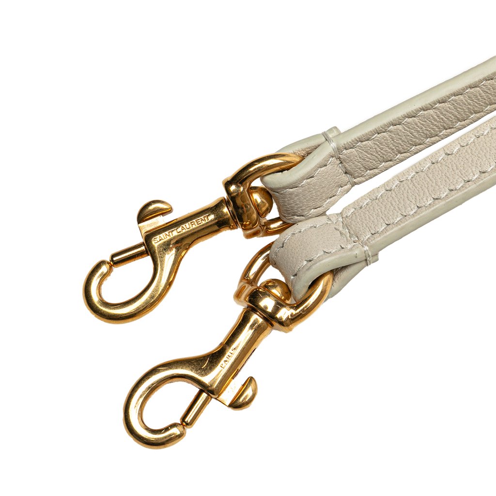 Saint Laurent Quilted Lambskin East West Vanity Case - Image 10