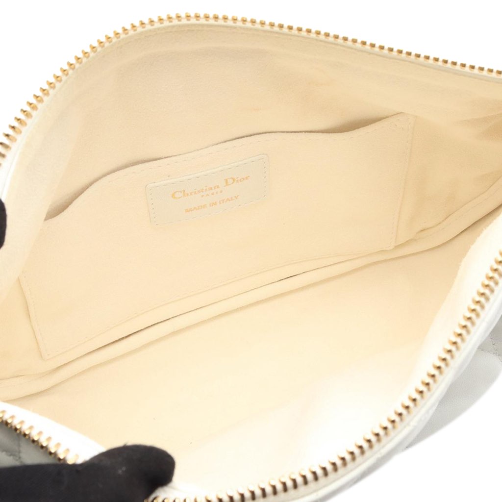 Dior Medium Lambskin Cannage Dior Vibe Hobo - 4