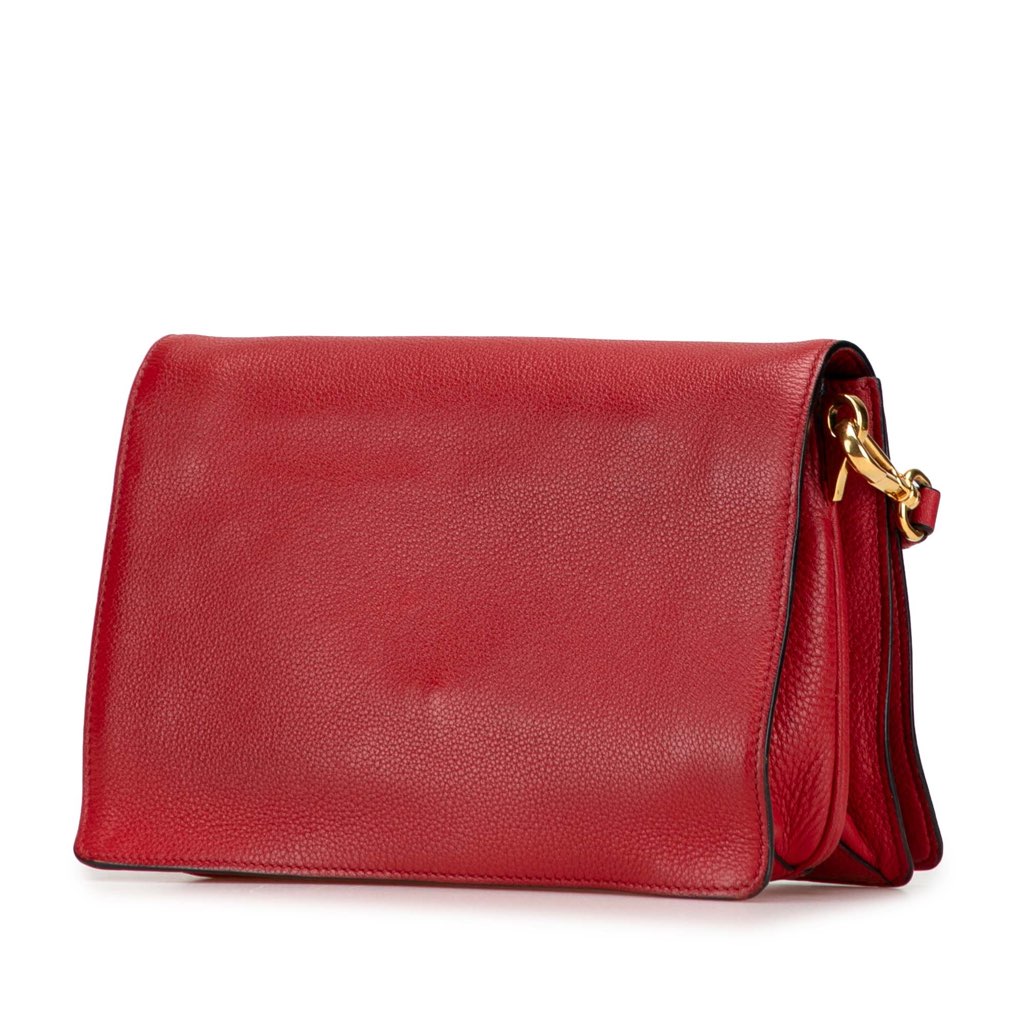 Prada Vitello Daino Flap Crossbody - 2