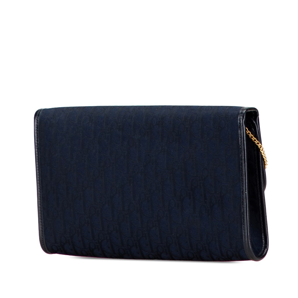 Dior Oblique Canvas Chain Crossbody - Back view