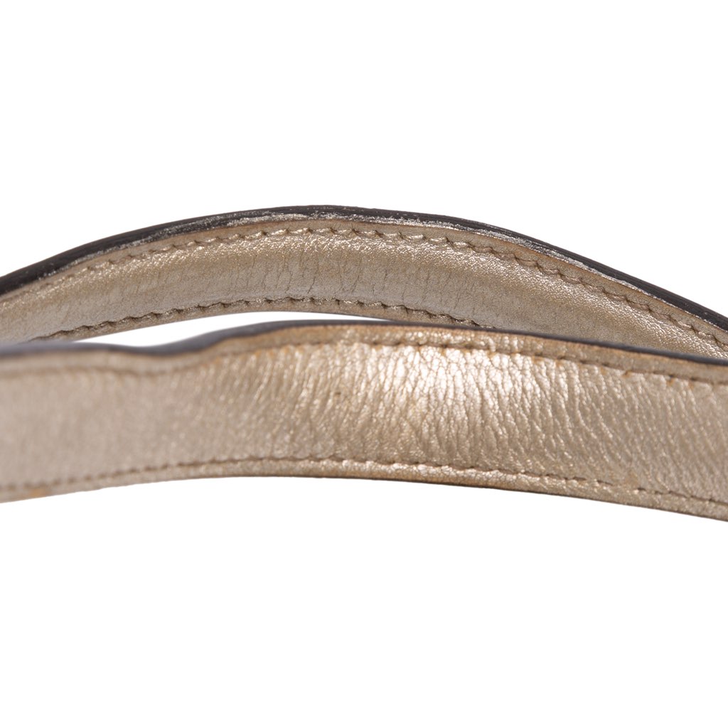 Gucci Metallic Guccissima Web Treasure Handbag - Image 13