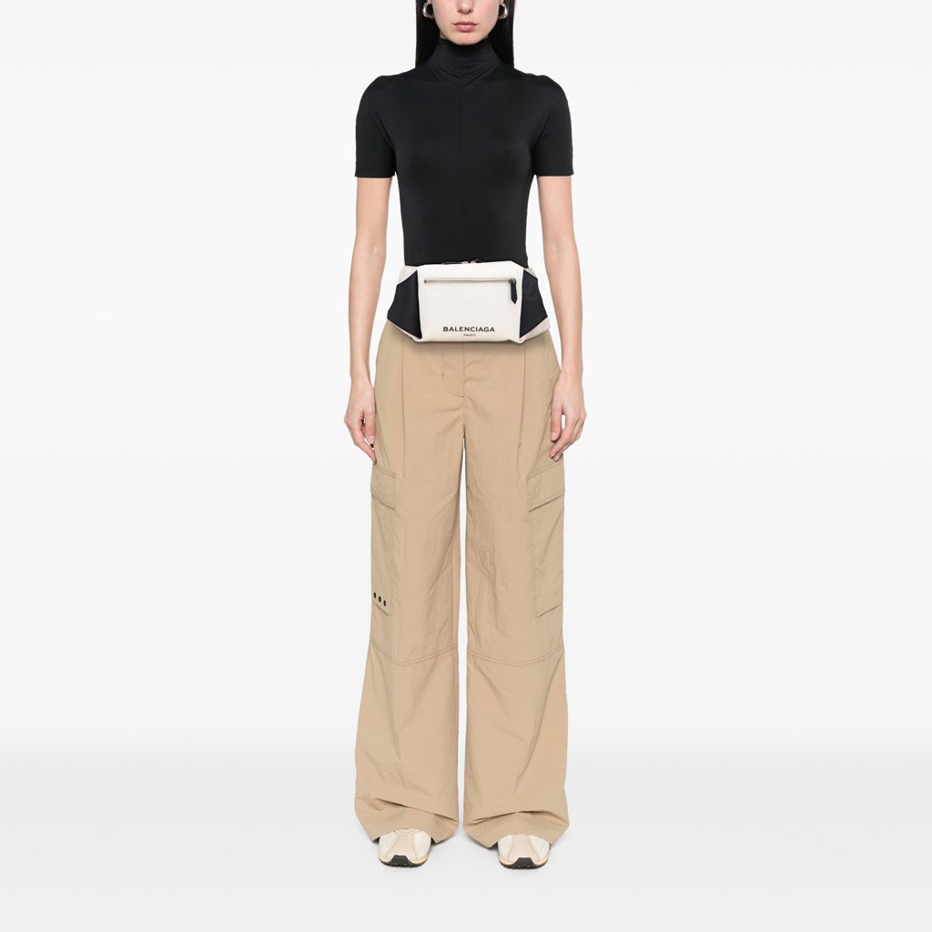 Balenciaga Canvas and Leather Neo Lift Belt Bag - Image 13