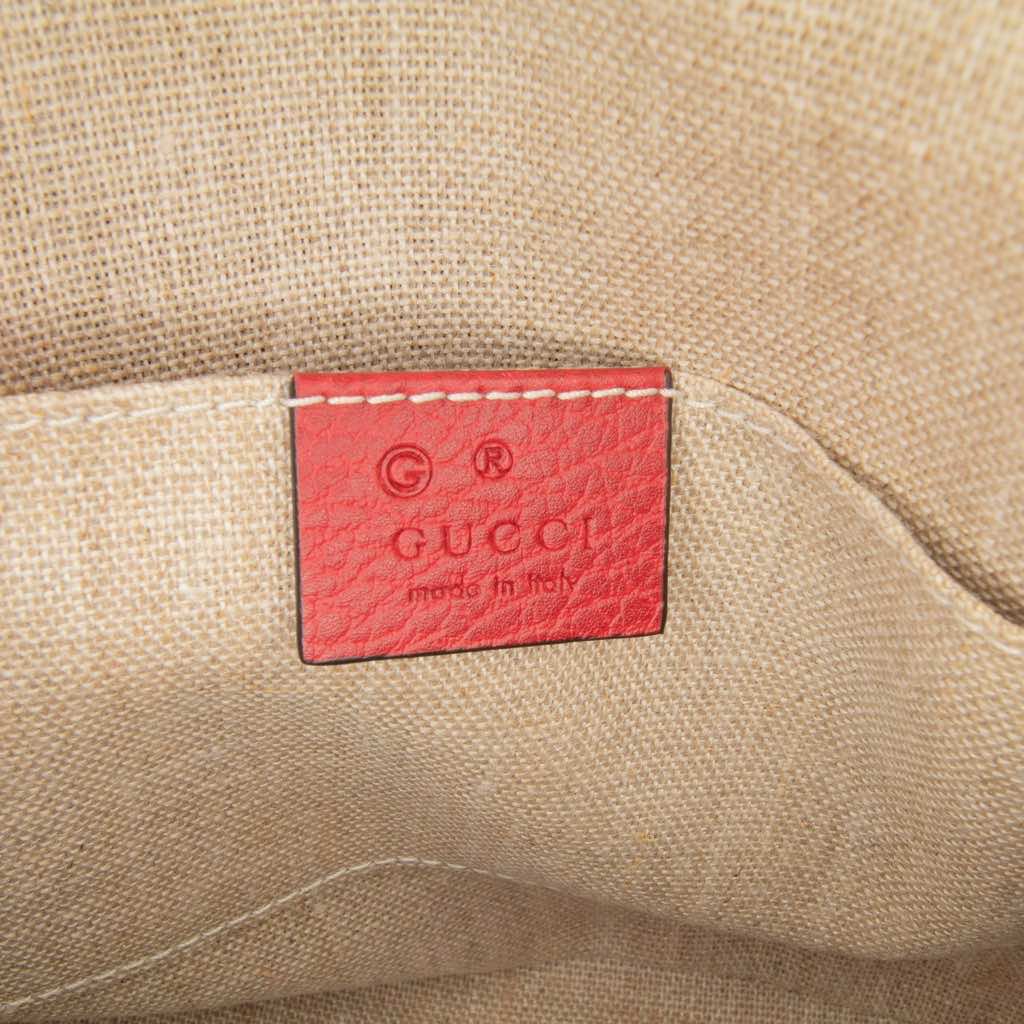 Gucci Mini Leather GG Charm Dome Satchel - Side view