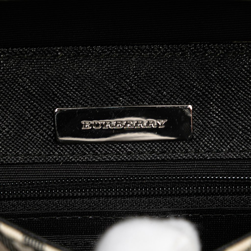 Burberry Nova Check Canvas Crossbody - Side view