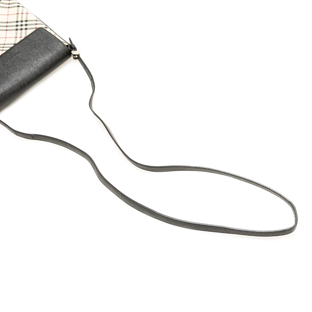 Burberry Nova Check Canvas Crossbody - Image 11