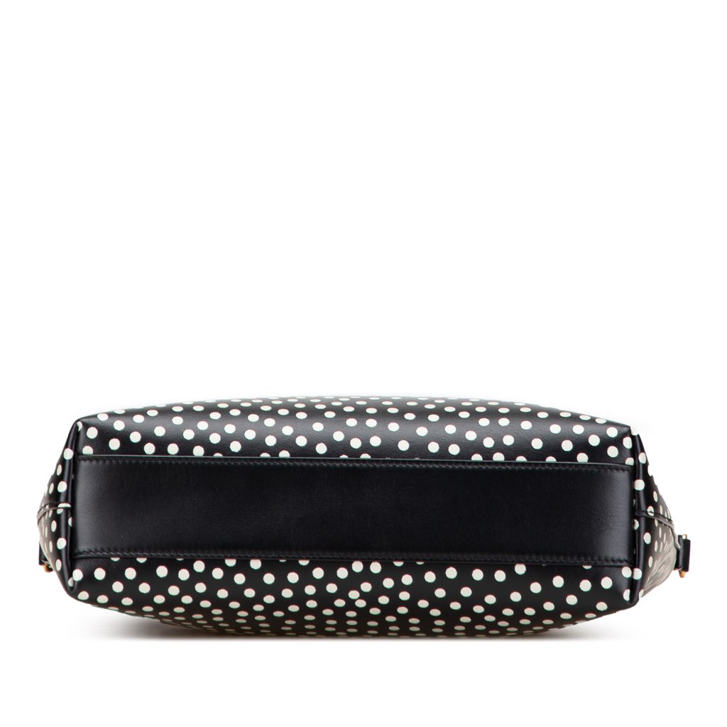 Saint Laurent Toy Calfskin Polka Dot North South Shopping Tote - Image 6