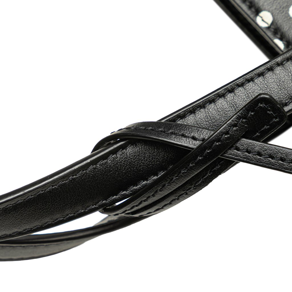 Saint Laurent Toy Calfskin Polka Dot North South Shopping Tote - Image 10