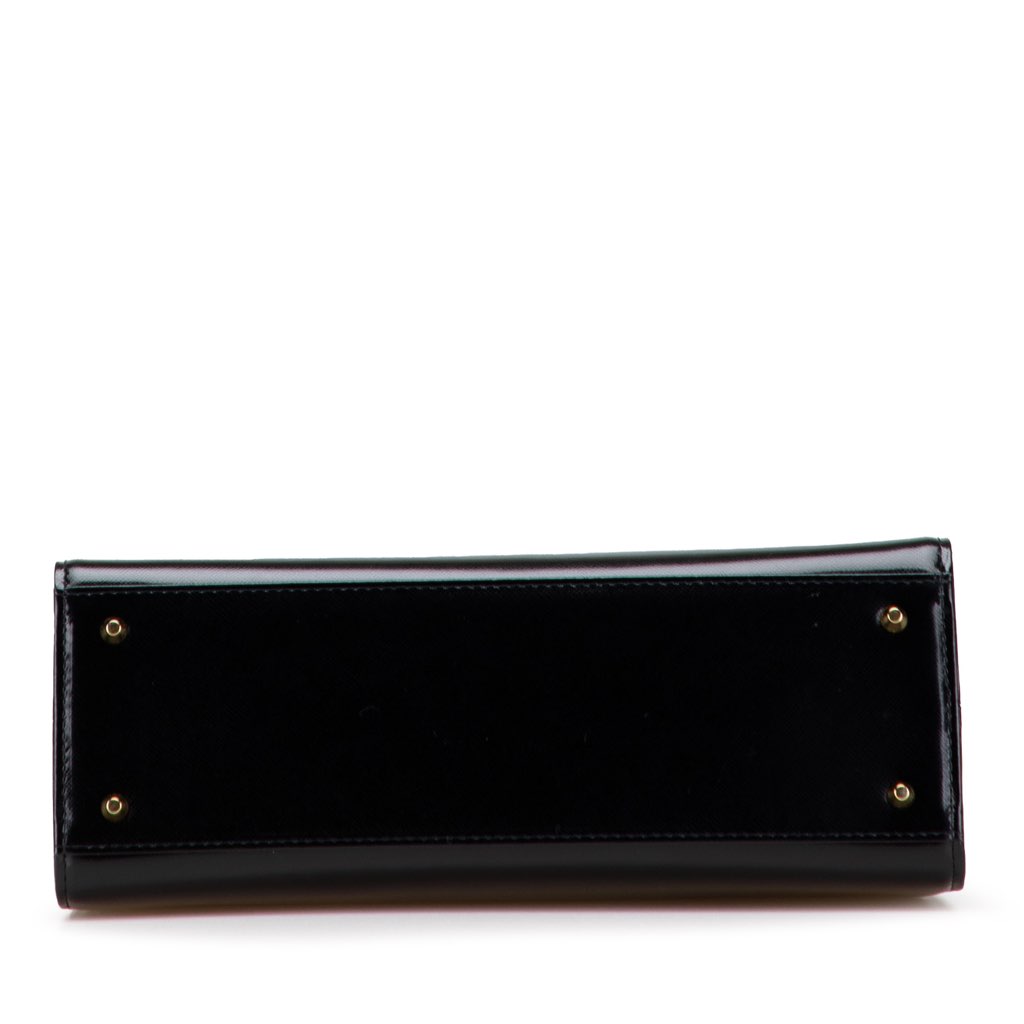 Yves Saint Laurent Leather Top Handle Frame Bag - 3
