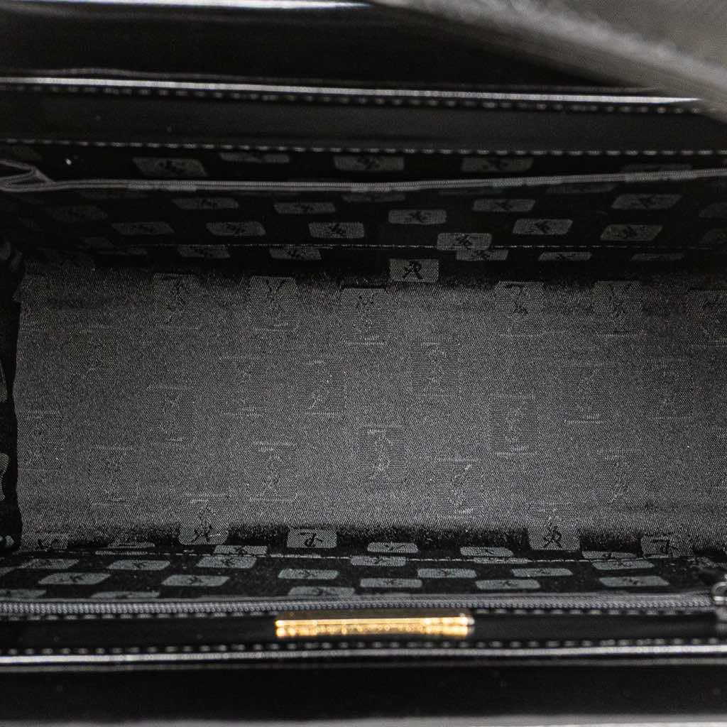 Yves Saint Laurent Leather Top Handle Frame Bag - 4