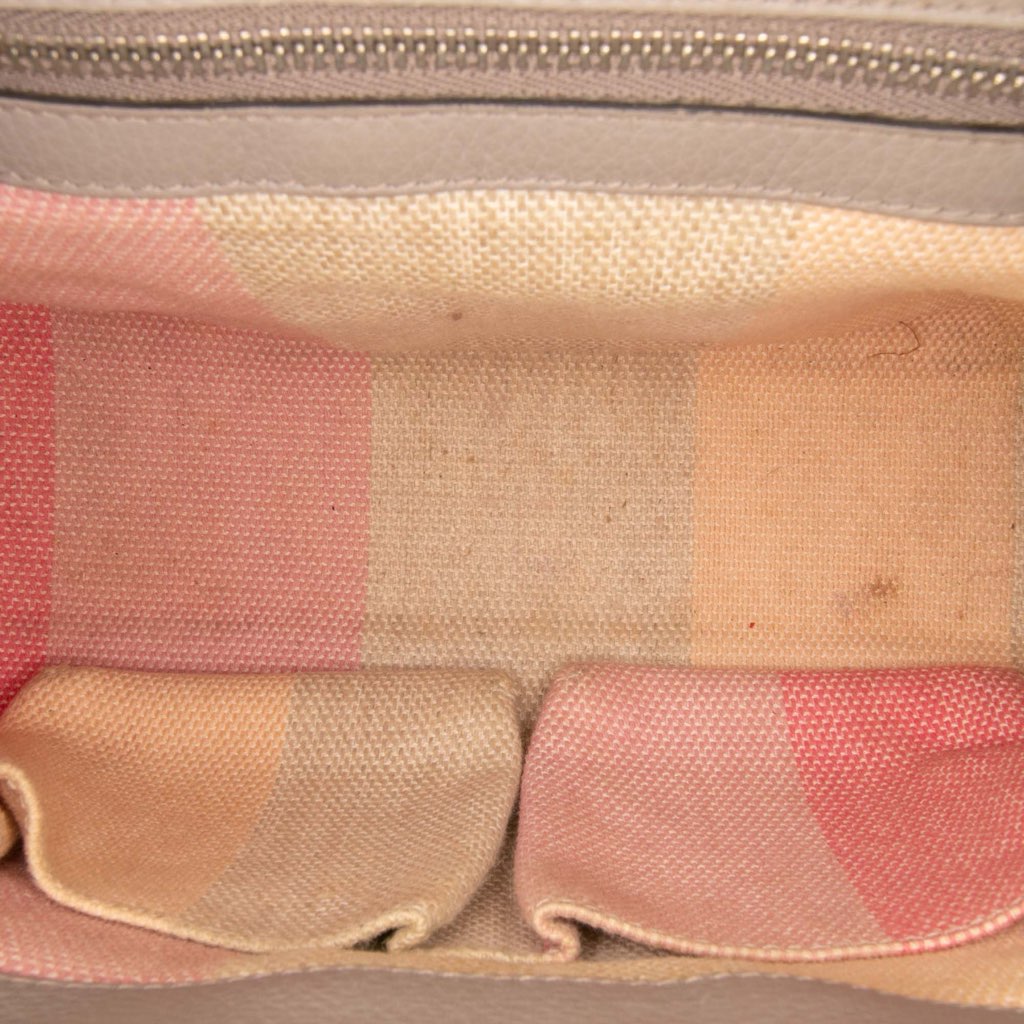 Gucci Small Leather Bamboo Daily Satchel - 4