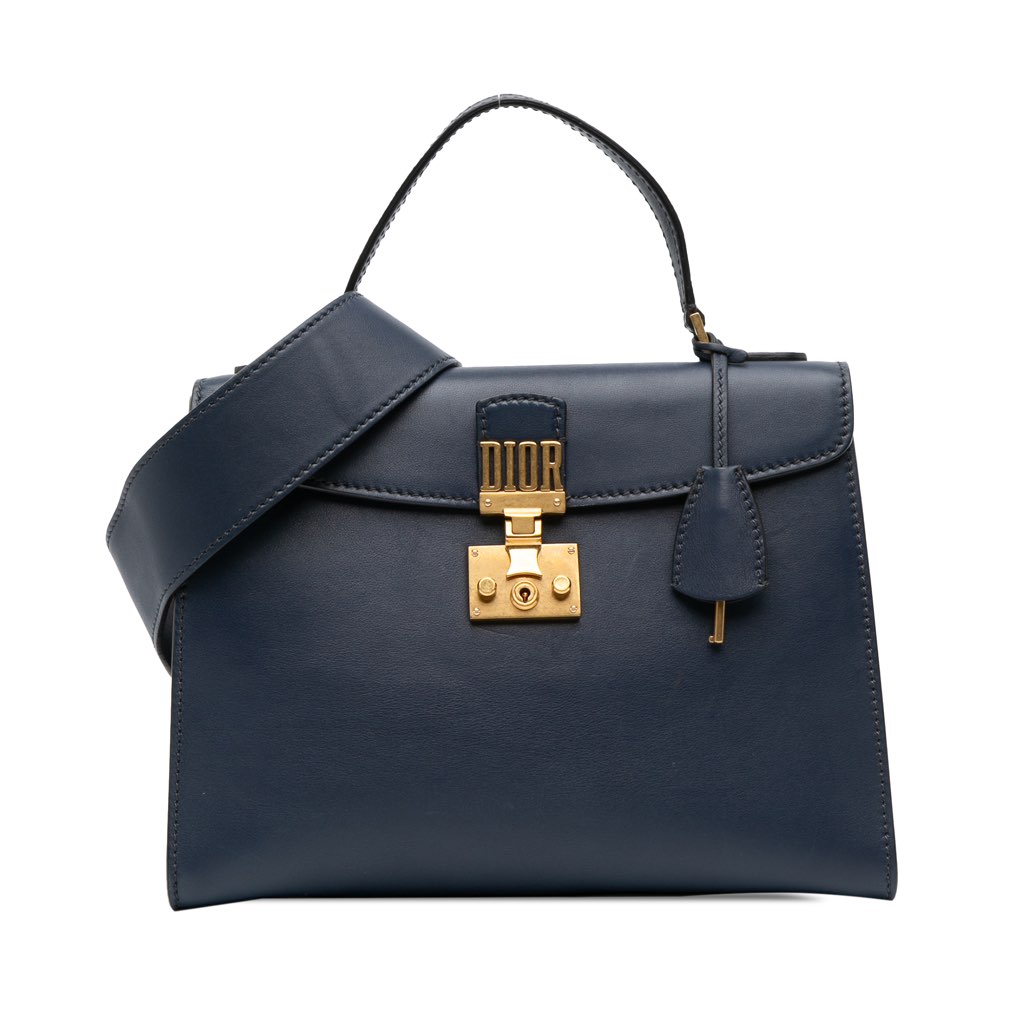 Dior Leather DiorAddict Top Handle Bag
