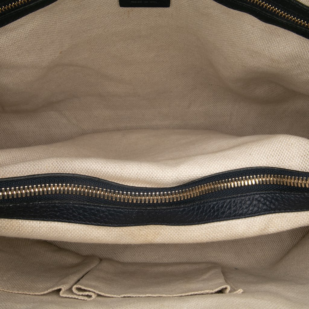 Gucci Medium Leather Soho Working Satchel - 4