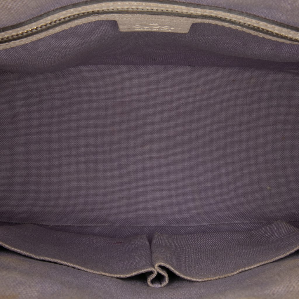 Gucci Small Leather Flora Nice Dome Satchel - 4