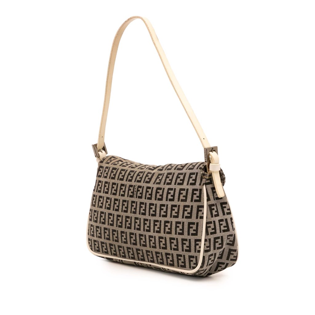 Fendi Zucchino Canvas Flap Pochette - 2