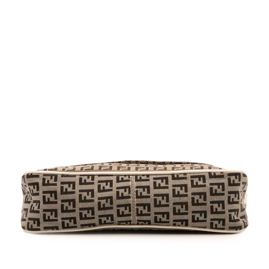 Fendi Zucchino Canvas Flap Pochette - 3