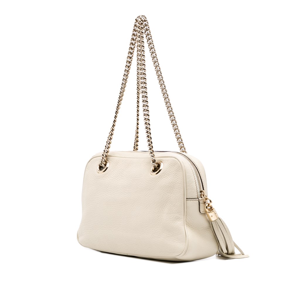 Gucci Leather Soho Chain Zip Shoulder Bag - 2