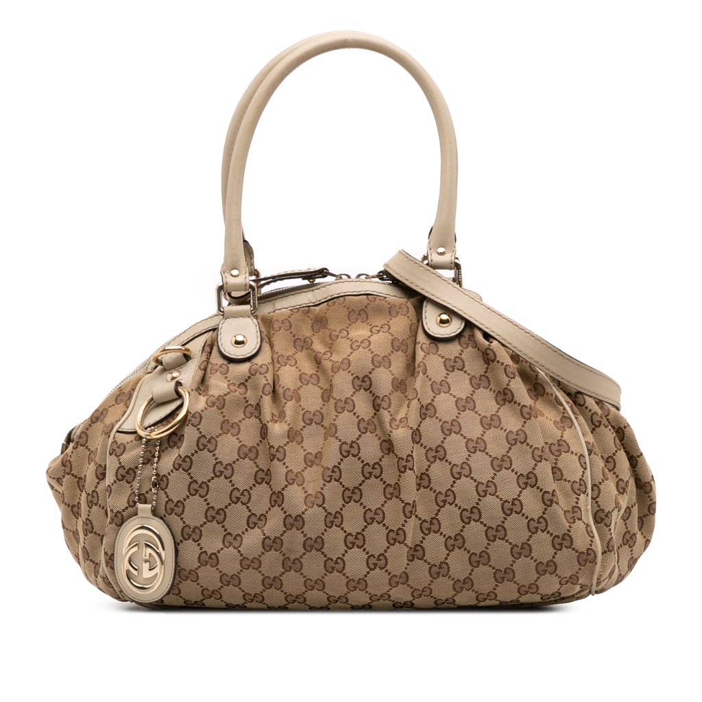 Gucci GG Canvas Sukey Satchel