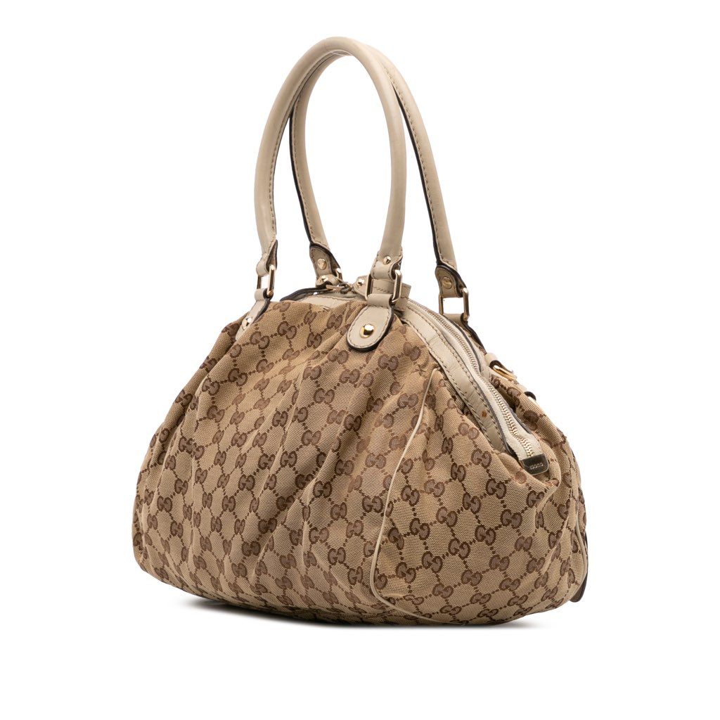 Gucci GG Canvas Sukey Satchel - 2