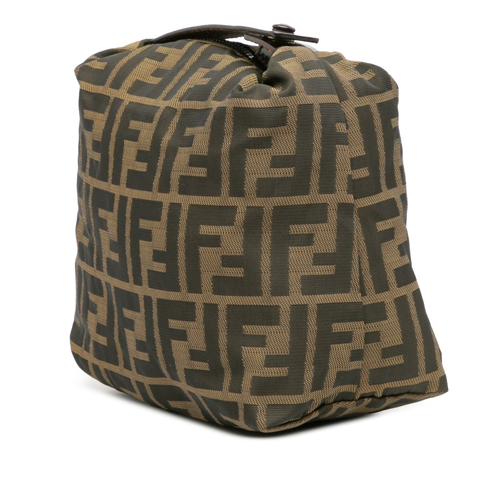 Fendi Zucca Canvas Handbag - Back view