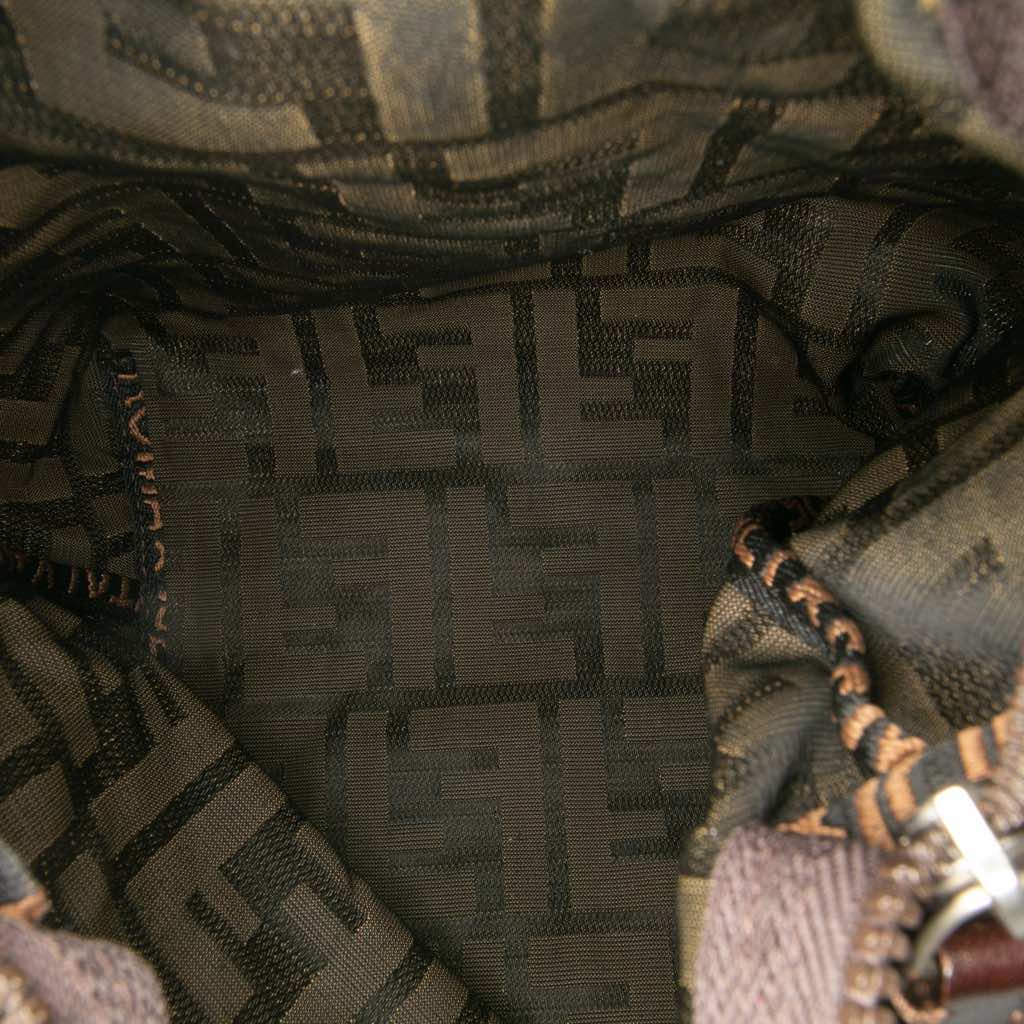 Fendi Zucca Canvas Handbag - 4