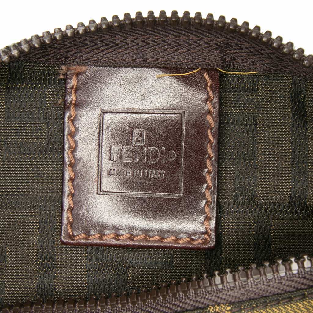 Fendi Zucca Canvas Handbag - Side view