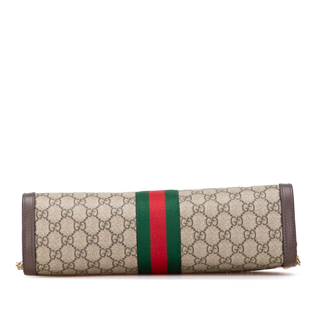 Gucci Medium GG Supreme Ophidia Web Chain Shoulder Bag - 3