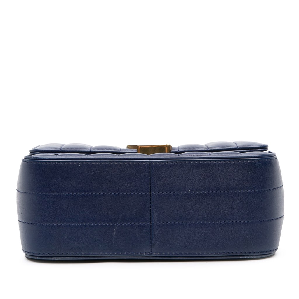 Saint Laurent Medium Lambskin Monogram Vicky Chain Bag - Image 6