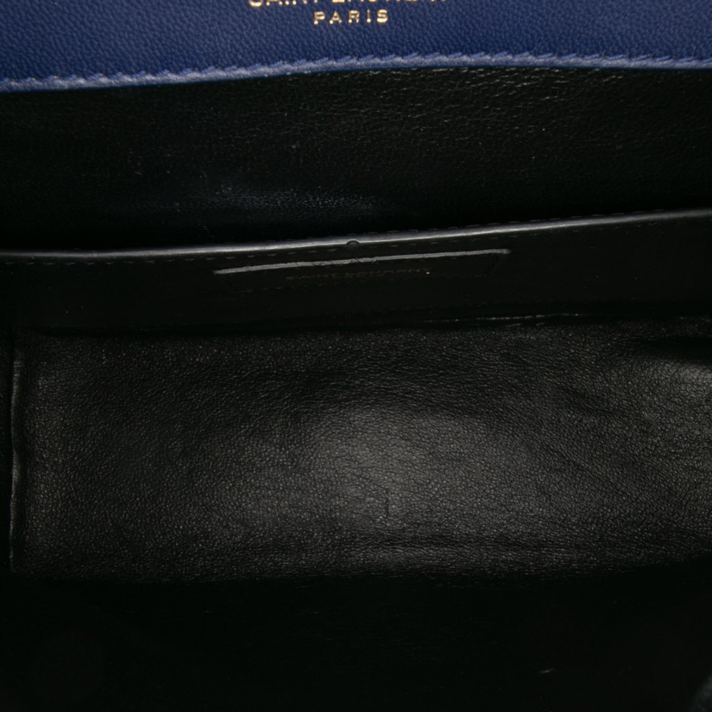 Saint Laurent Medium Lambskin Monogram Vicky Chain Bag - 4