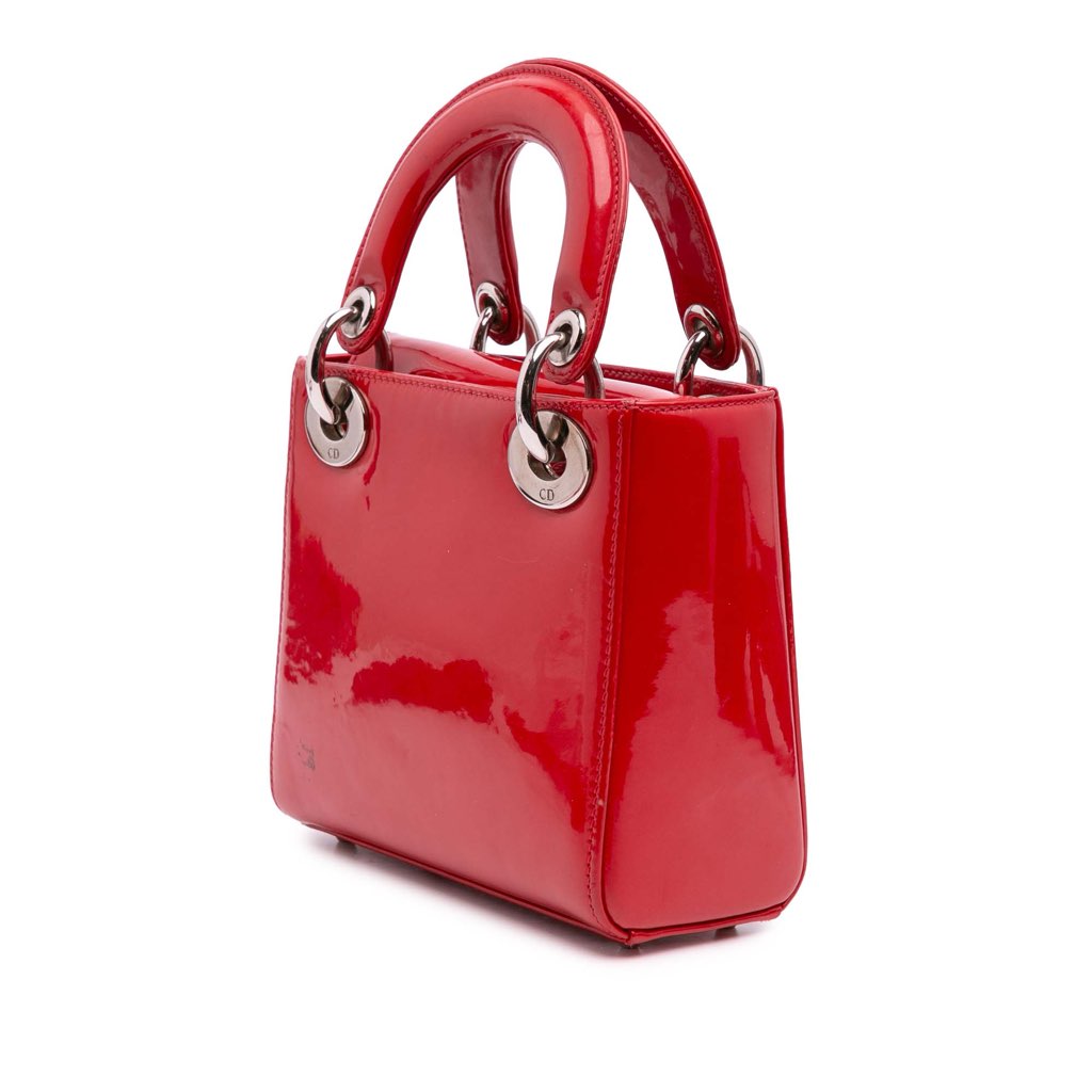 Dior Mini Patent Lady Dior - 2