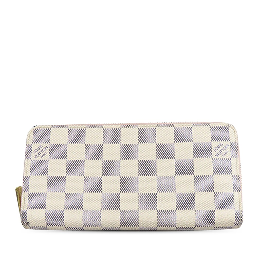 Louis Vuitton Damier Azur Zippy Long Wallet