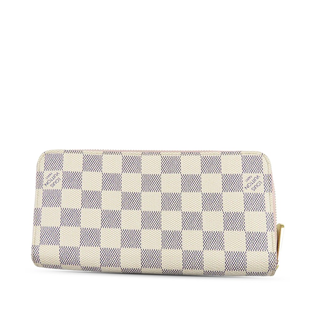 Louis Vuitton Damier Azur Zippy Long Wallet - Back view