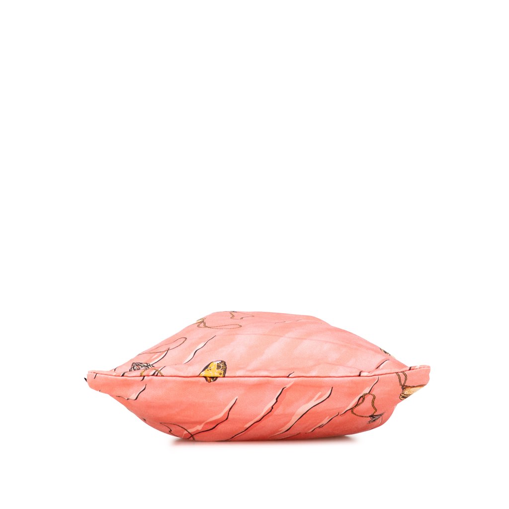 Loewe Paulas Ibiza Canvas Seashell Print Drawstring Pouch - Image 6