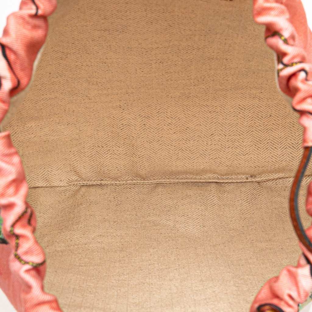 Loewe Paulas Ibiza Canvas Seashell Print Drawstring Pouch - 4