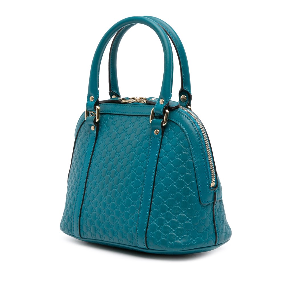 Gucci Mini Microguccissima Dome Satchel - Back view