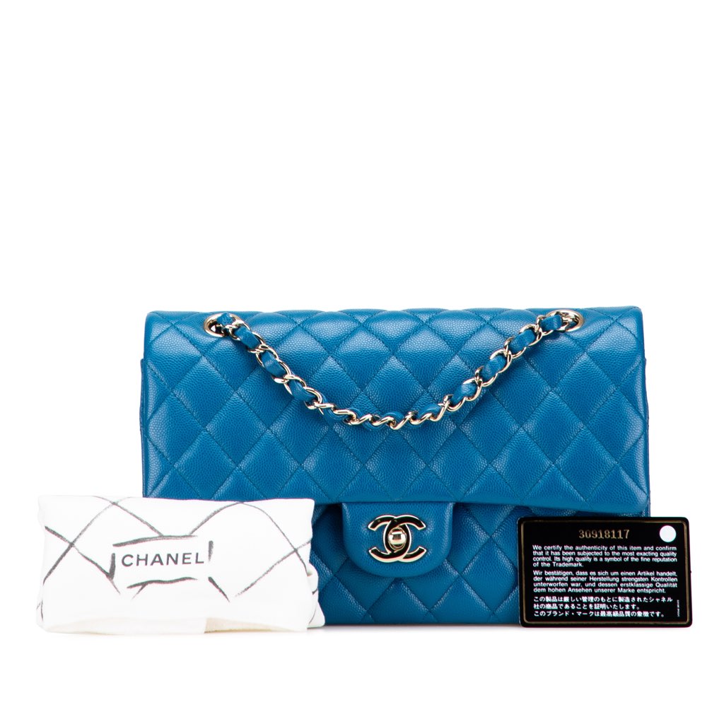 Chanel Medium Classic Caviar Double Flap - Image 11