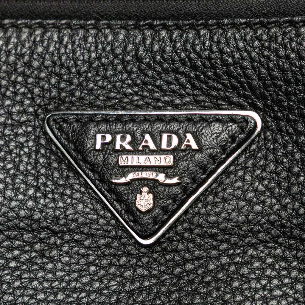 Prada Vitello Phenix Double Zip Crossbody - Side view