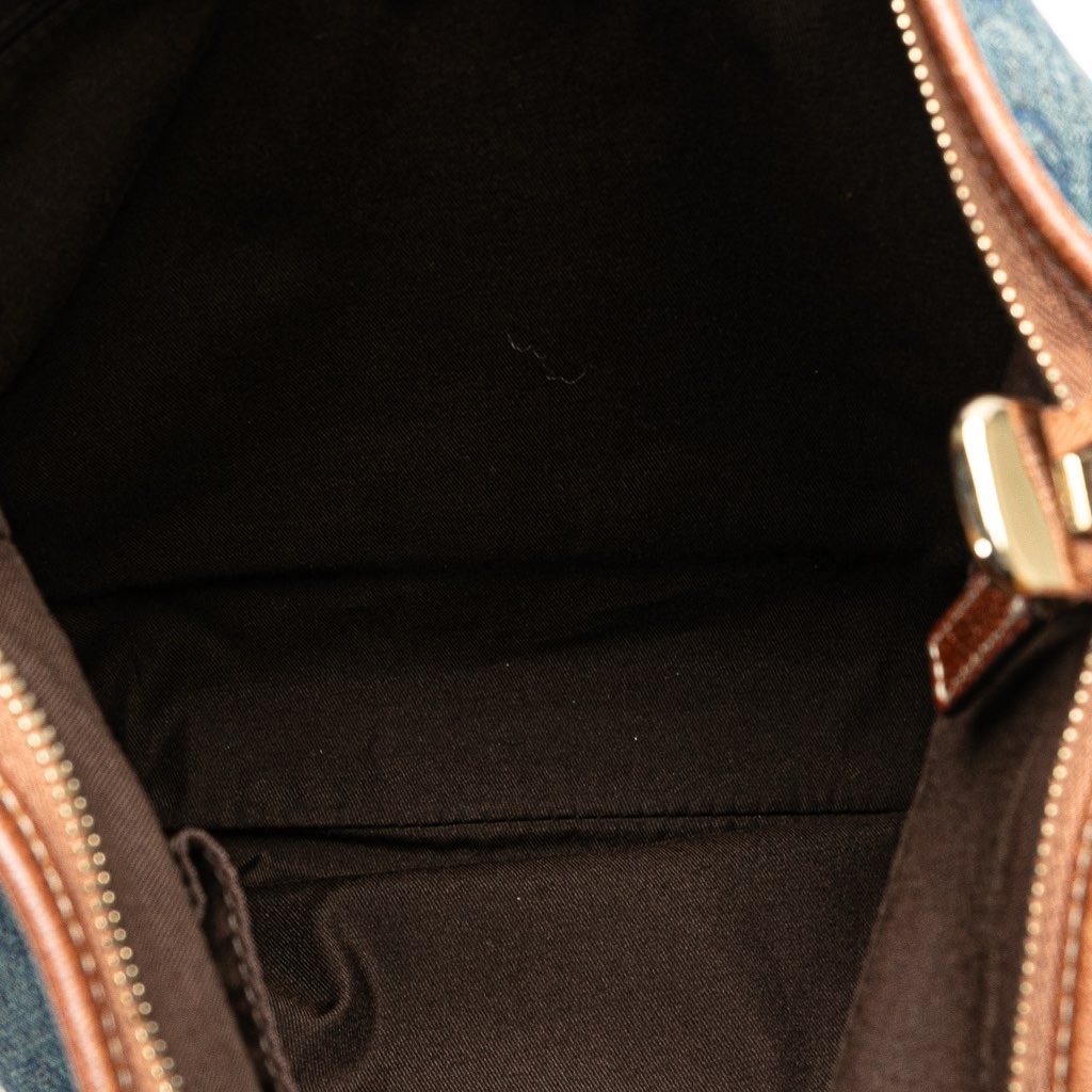 Gucci GG Denim Abbey D Ring Crossbody - 4