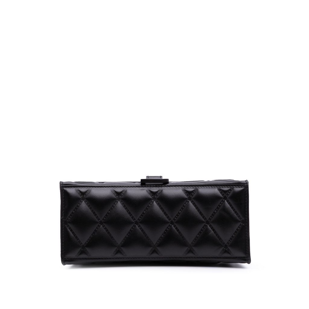 Balenciaga Small Quilted Leather Hourglass Top Handle Bag - 3