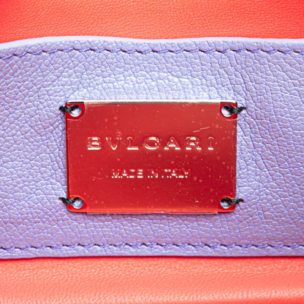 Bvlgari Leather Serpenti Cabochon Chain Crossbody - 5