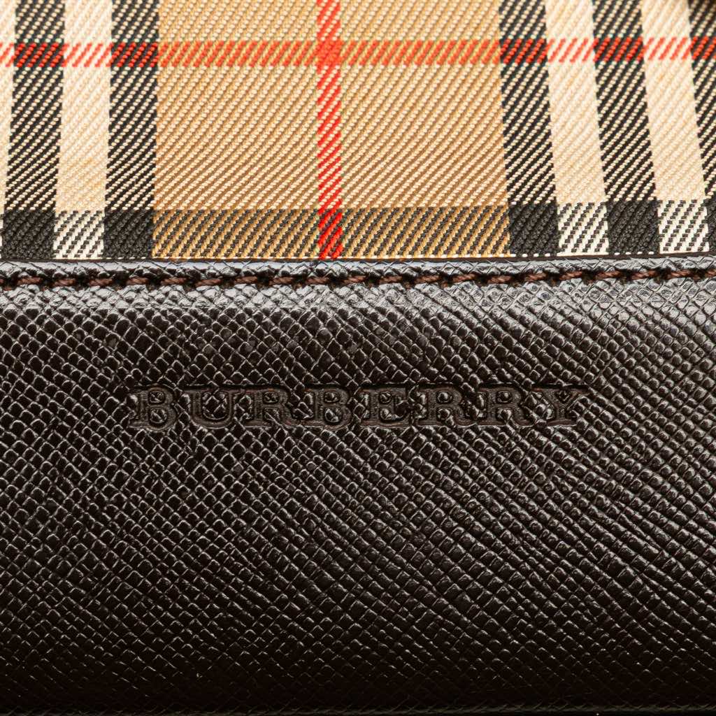 Burberry Haymarket Check Canvas Tote - 5