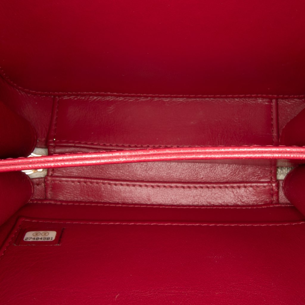 Chanel Small Caviar Striped CC Filigree Vanity Case - 4