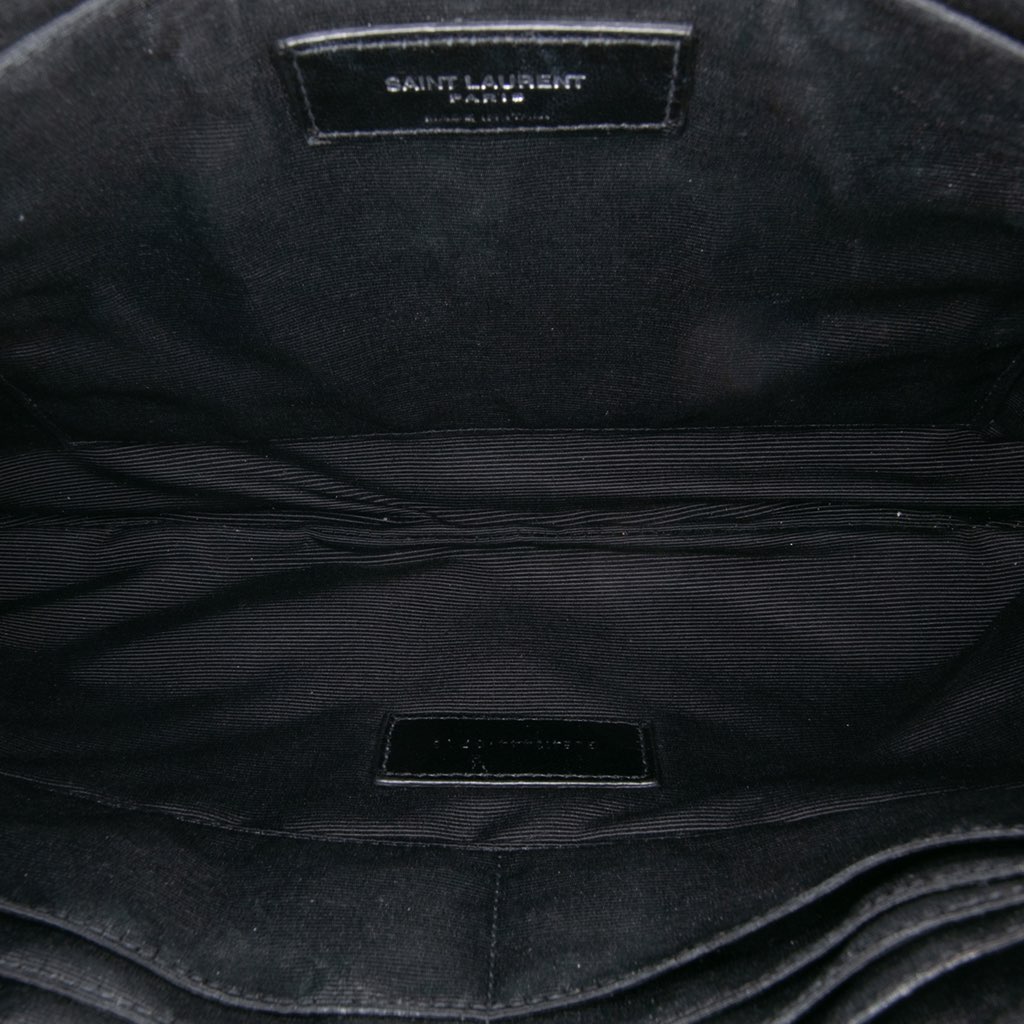 Saint Laurent Calfskin Matelasse Monogram Document Holder - 4
