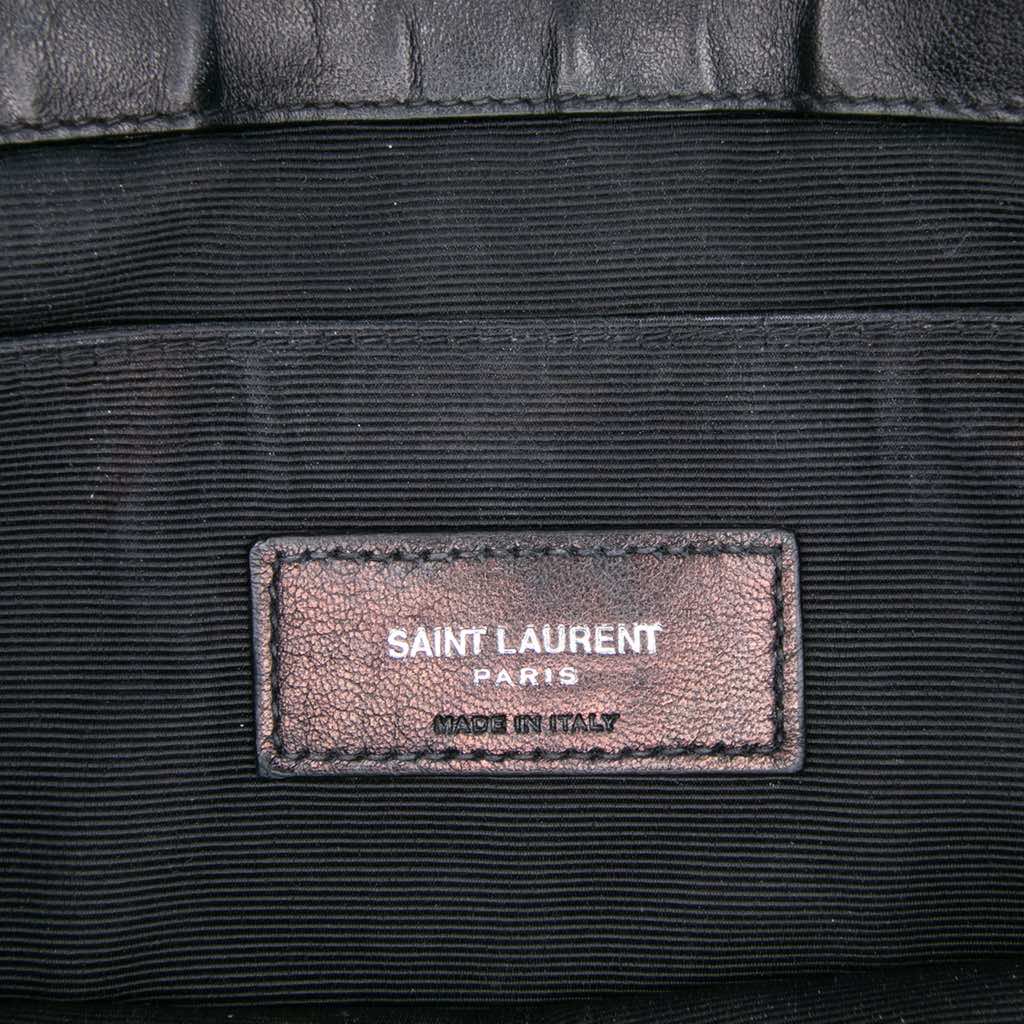 Saint Laurent Calfskin Matelasse Monogram Document Holder - 5