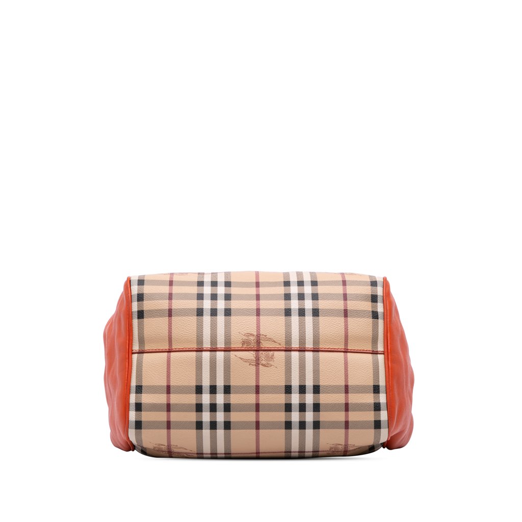 Burberry Small Haymarket Check Coated Canvas Canterbury Tote - Image 6